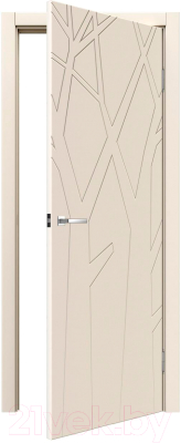 Дверь межкомнатная MDF Techno Stefany 1133 60x200 (RAL 1013)