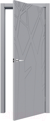 Дверь межкомнатная MDF Techno Stefany 1133 90x200 (RAL 7040)