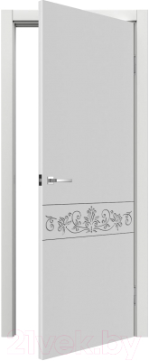 Дверь межкомнатная MDF Techno Stefany 1141 40x200 (белый)