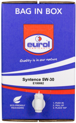 

Моторное масло Eurol, Bag in Box Syntence 5W30