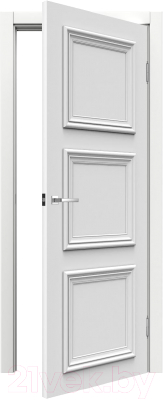 Дверь межкомнатная MDF Techno Stefany 2004 50x200 (белый)