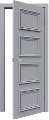 Дверь межкомнатная MDF Techno Stefany 2006 50x200 (RAL 7040)