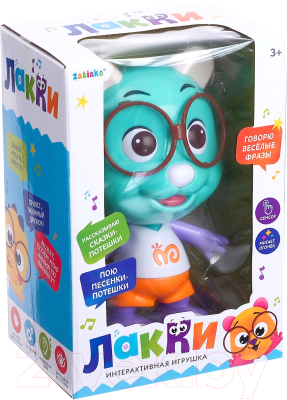 

Интерактивная игрушка Zabiaka, Лакки. Медвежонок / 4470005