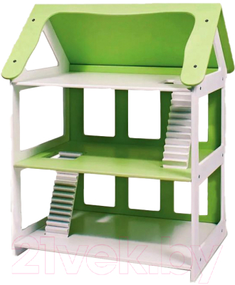 Кукольный домик Лесная мастерская Вилла роз / 4756537 (зеленый)