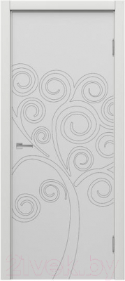 Дверь межкомнатная MDF Techno Stefany 1131 50x200 (белый)