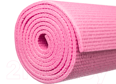 Коврик для йоги и фитнеса Sundays Fitness LKEM-3010 (173x61x0.5см, розовый)