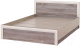 Полуторная кровать Памир Октава 1400 (дуб клабхаус серый) - 