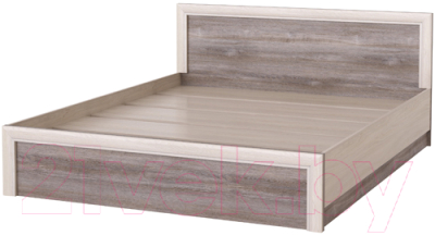 Двуспальная кровать Памир Октава 1600 (дуб клабхаус серый)
