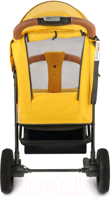 Детская прогулочная коляска Nuovita Corso (желтый/черная рама)
