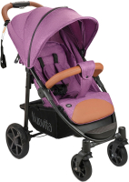 Детская прогулочная коляска Nuovita Corso (фиолетовый/черная рама) - 