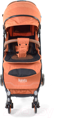 Детская прогулочная коляска Nuovita Giro (оранжевый/черная рама)