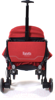 Детская прогулочная коляска Nuovita Giro (красный/черная рама)