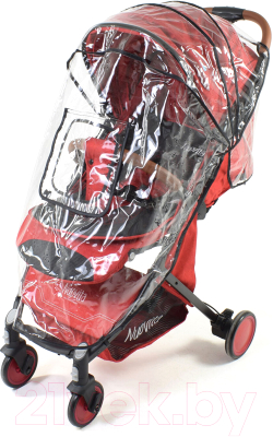 Детская прогулочная коляска Nuovita Giro (красный/черная рама)