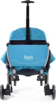 Детская прогулочная коляска Nuovita Giro (бирюзовый/серая рама)