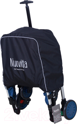 Детская прогулочная коляска Nuovita Giro Lux (волна/серебристая рама)