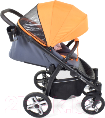 Детская прогулочная коляска Nuovita Modo Terreno (оранжевый/серый)