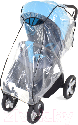 Детская прогулочная коляска Nuovita Modo Terreno (синий/серый)