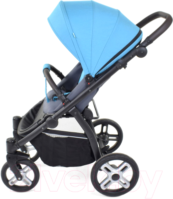 Детская прогулочная коляска Nuovita Modo Terreno (синий/серый)