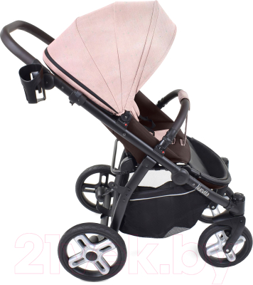 Детская прогулочная коляска Nuovita Modo Terreno (розовый/коричневый)
