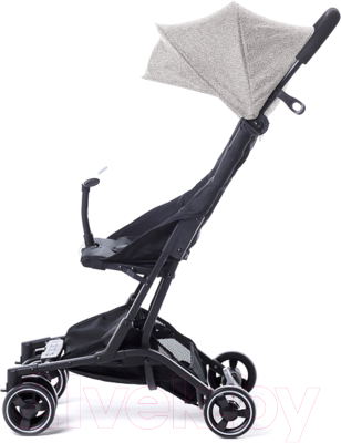 Детская прогулочная коляска Nuovita Ritmo (светло-серый/черный)