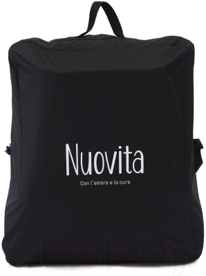 Детская прогулочная коляска Nuovita Sfera (кофе темный/черный)