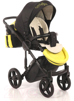Детская универсальная коляска Nuovita Diamante (желтый)