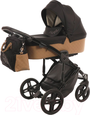 Детская универсальная коляска Nuovita Diamante (коричневый)