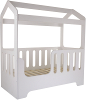 Стилизованная кровать детская Pituso Dommi / J-505 (белый) - 