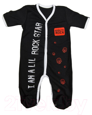 

Комбинезон для младенцев Amarobaby, Rock Baby / AMARO-ODR3-80