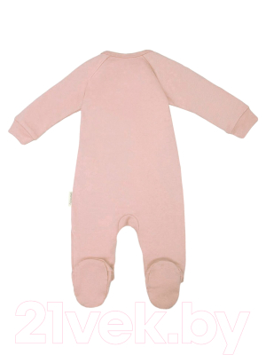 Комбинезон для малышей Amarobaby Nature / AB-OD21-NV304/35-56 (бежевый, р. 56)