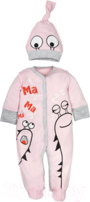 

Комплект одежды для новорожденных Amarobaby, Monsters-2 / ABWB-ODM301-R02-80
