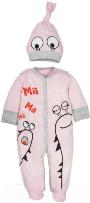 

Комплект одежды для новорожденных Amarobaby, Monsters / AMARO-ODM301-R0-56