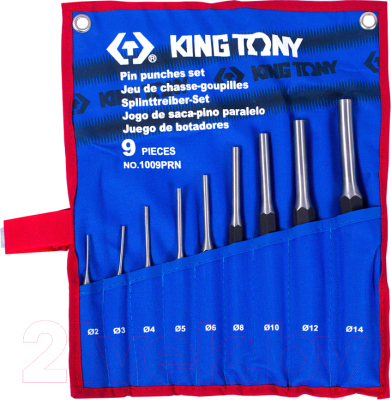 Набор выколоток King TONY 1009PRN (9 предметов)