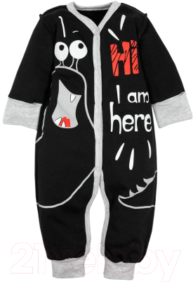 

Комбинезон для младенцев Amarobaby, Monsters / AMARO-ODM5-Bl0-62