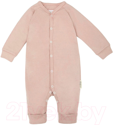 Комбинезон для малышей Amarobaby Nature / AB-OD21-NV5/35-68 (бежевый, р. 68)