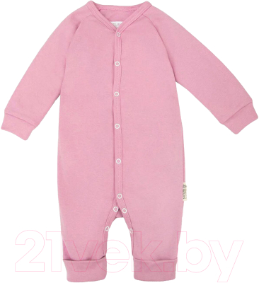 Комбинезон для малышей Amarobaby Nature / AB-OD21-NZ5/06-68 (розовый, р. 68)