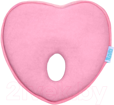 Подушка для малышей Nuovita Neonutti Cuore Memoria (розовый)