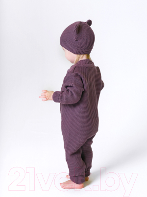 Комплект одежды для малышей Amarobaby Pure Love / AB-OD20-PL501/22-62 (фиолетовый, р. 62)