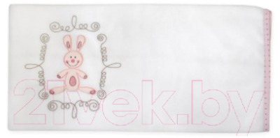 Плед для малышей Kidboo Rabbitoo 80x120 (велсофт, розовый)