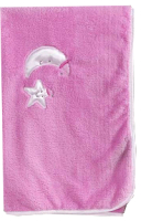 Плед для малышей Kidboo Teddy Boo 80x120 (велсофт, розовый) - 