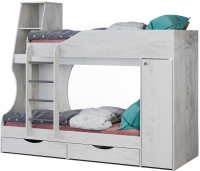 Двухъярусная кровать Мебель-КМК Атланта 5 0741.24 (бетон пайн светлый) - 