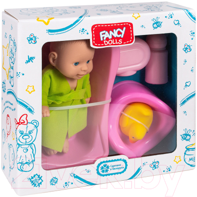 

Набор игрушек для ванной Fancy, Пупс с аксессуарами / PU13