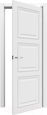 Дверь межкомнатная MDF Techno Stefany 3104 40x200 (белый)