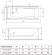 Миниатюра изображения товара Ванна акриловая Alba Spa Gamma 150x70 (2 экрана и ножки)