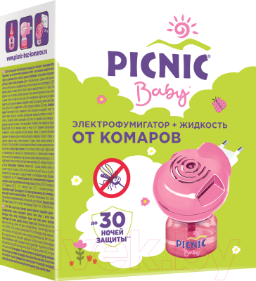 

Электрофумигатор PICNIC, Baby 30 ночей