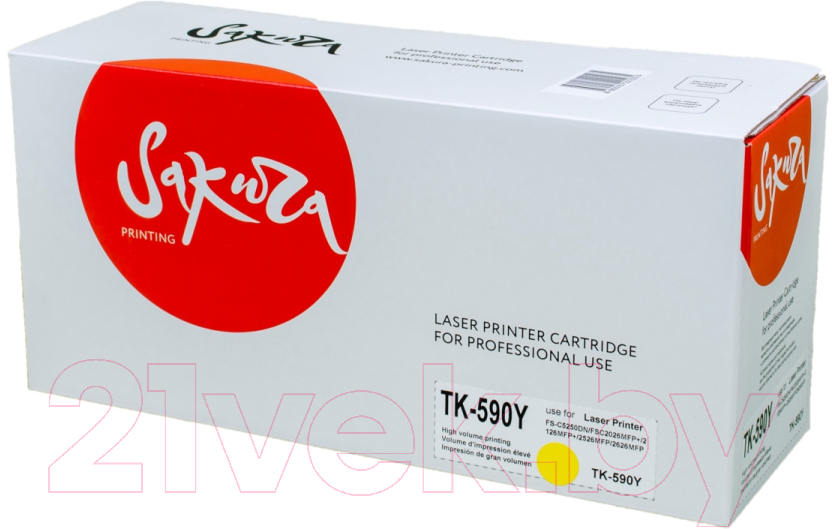 Картридж Sakura Printing SATK590Y