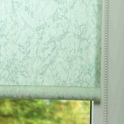 Рулонная штора Lm Decor Жаккард LM 66-22 48x160 (салатовый)
