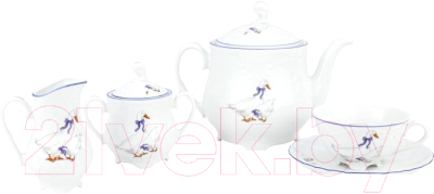 Набор для чая/кофе Cmielow i Chodziez Rococo / E280-501503D (гусь)