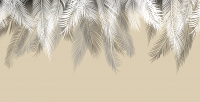 Фотообои листовые Citydecor Пальмовые листья кашемир (500x260) - 