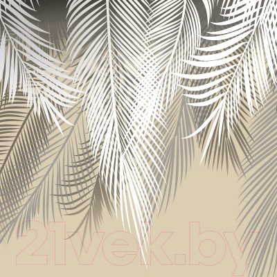 Фотообои листовые Citydecor Пальмовые листья кашемир (300x260)